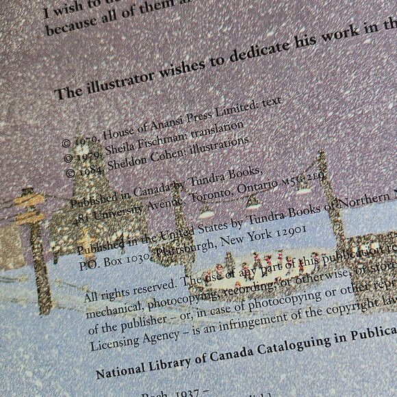 4/$40 Vintage The Hockey‎ Sweater - Roch Carrier - Paperback - Picture 4 of 4